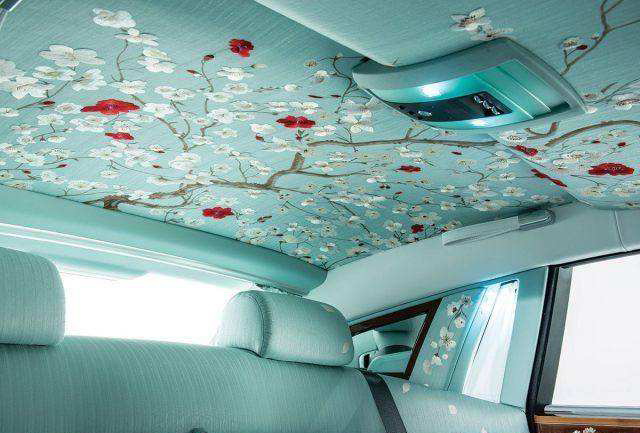 Car embroidery interior